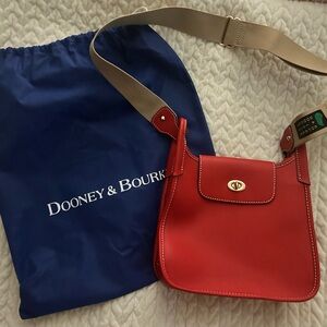 Dooney & Bourke Red Leather Crossbody Bag